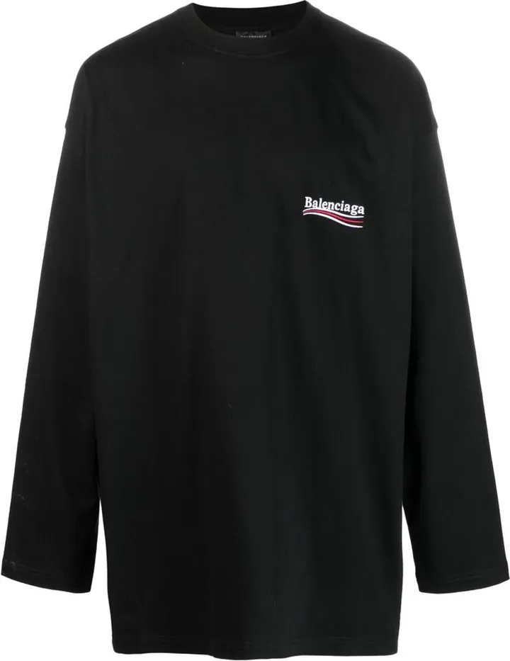 logo-print long-sleeve T-shirt