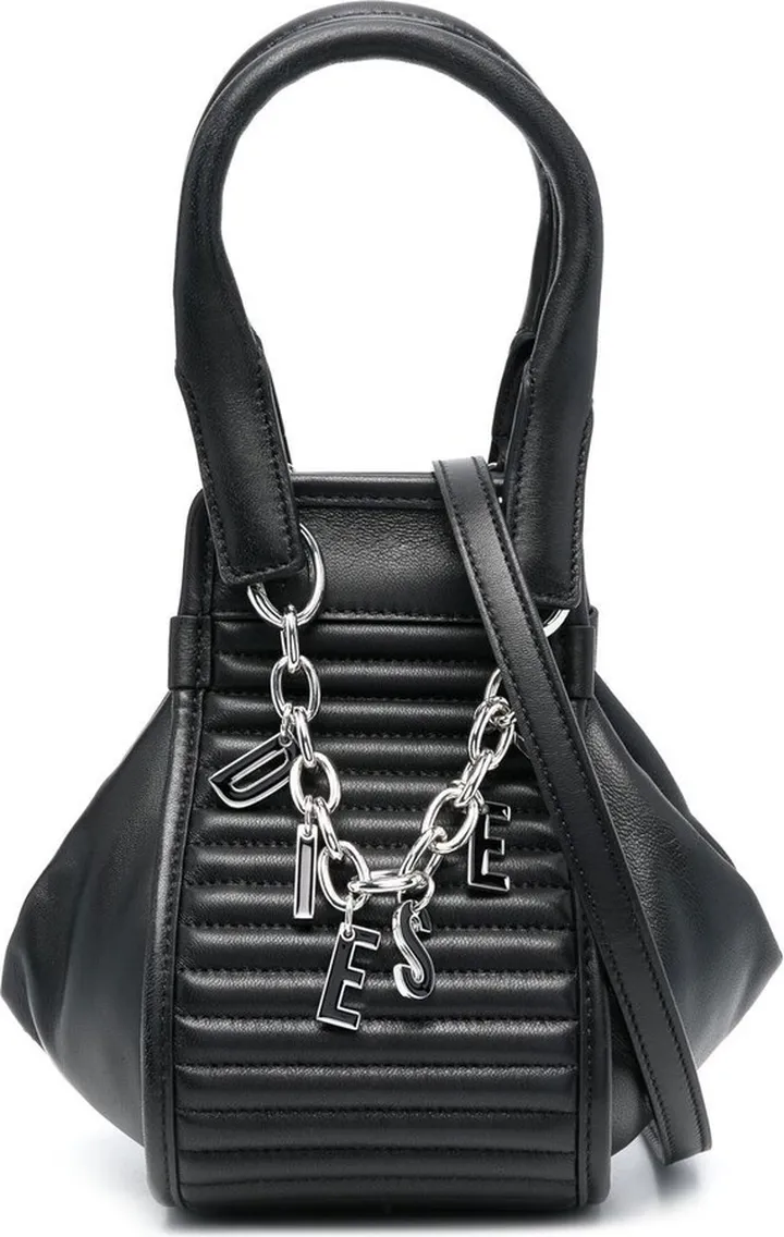 Logo-Charm Detail Tote Bag