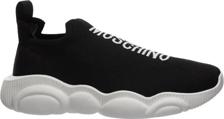 Moschino Logo Printed Slip On Sneakers