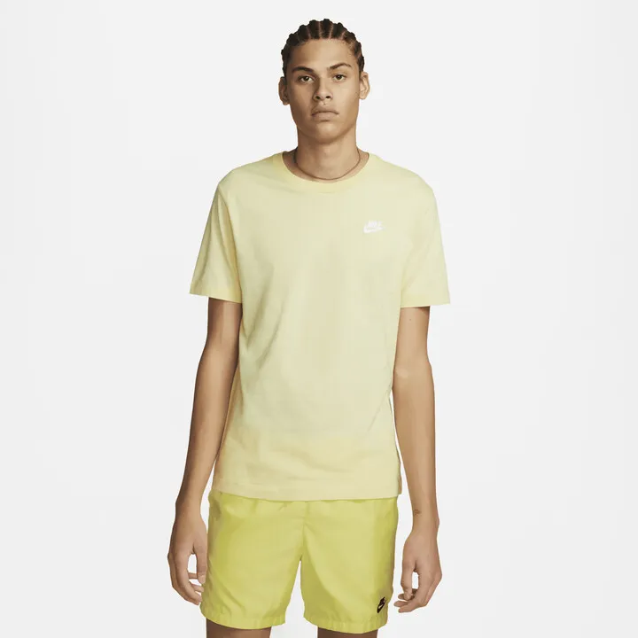 Men's Nike Sportswear Club T-Shirt in Brown