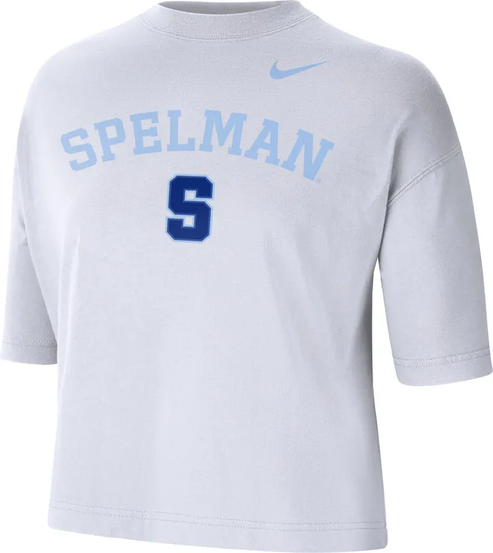 Nike Women's College (Spelman College) Boxy T-Shirt in White