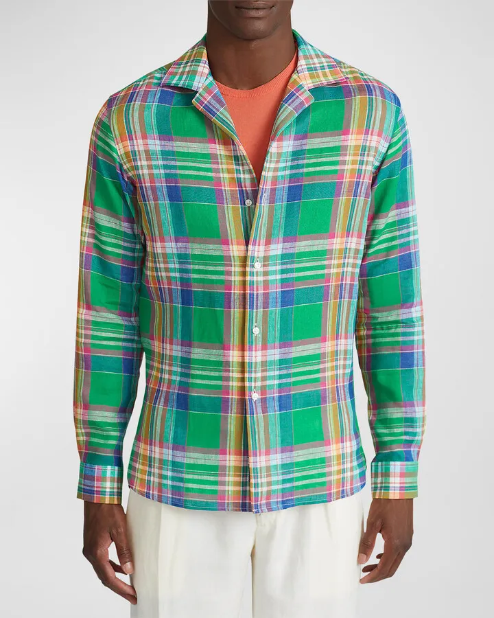 Men's Maxwell Plaid Camp Shirt