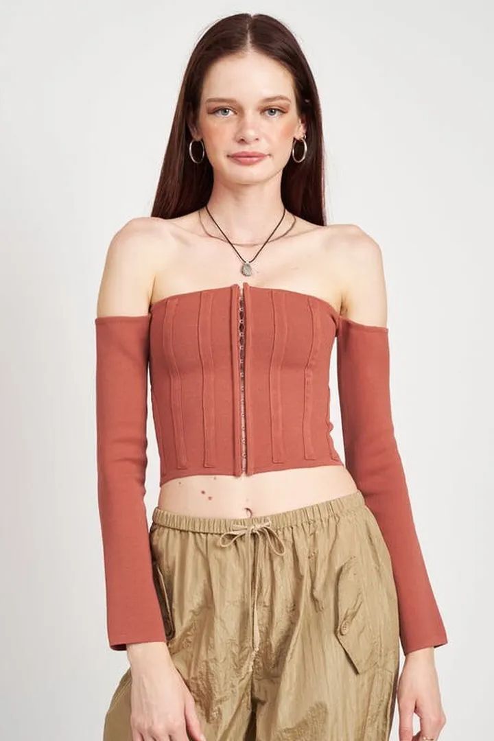 Emory Park Madison Top - Brown