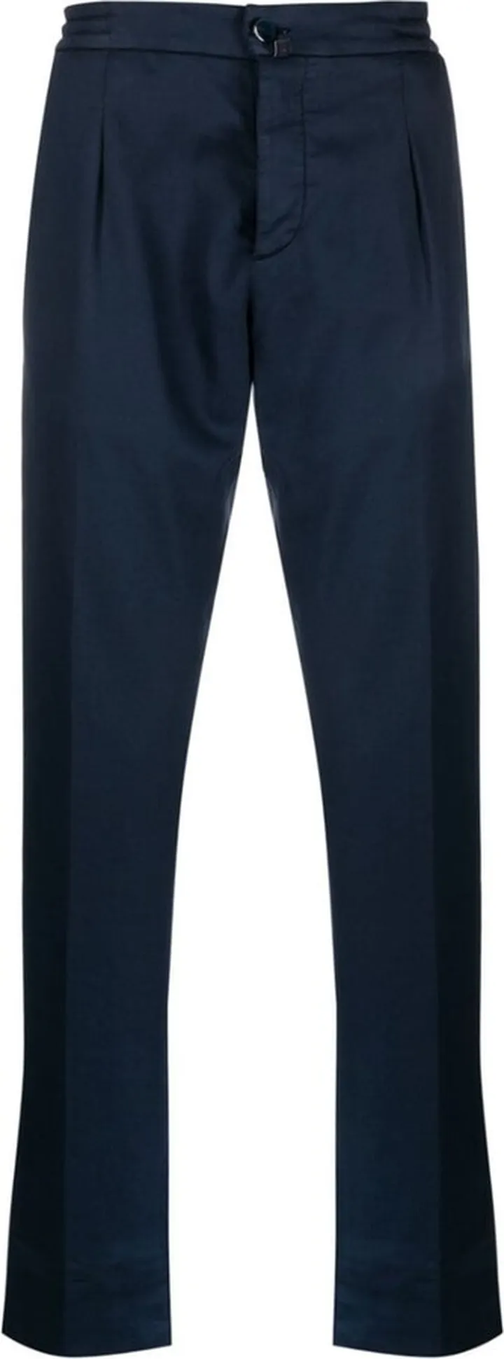 Straight-Leg Cotton Trousers