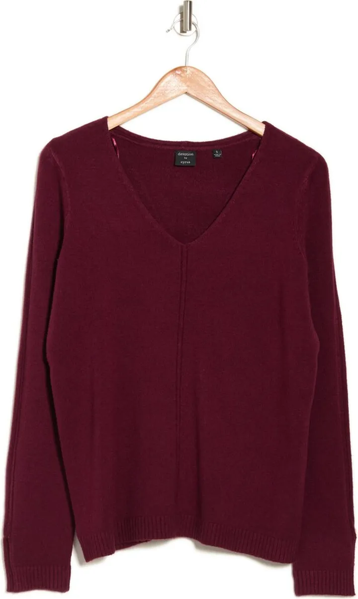 Yummy V-Neck Pullover Sweater