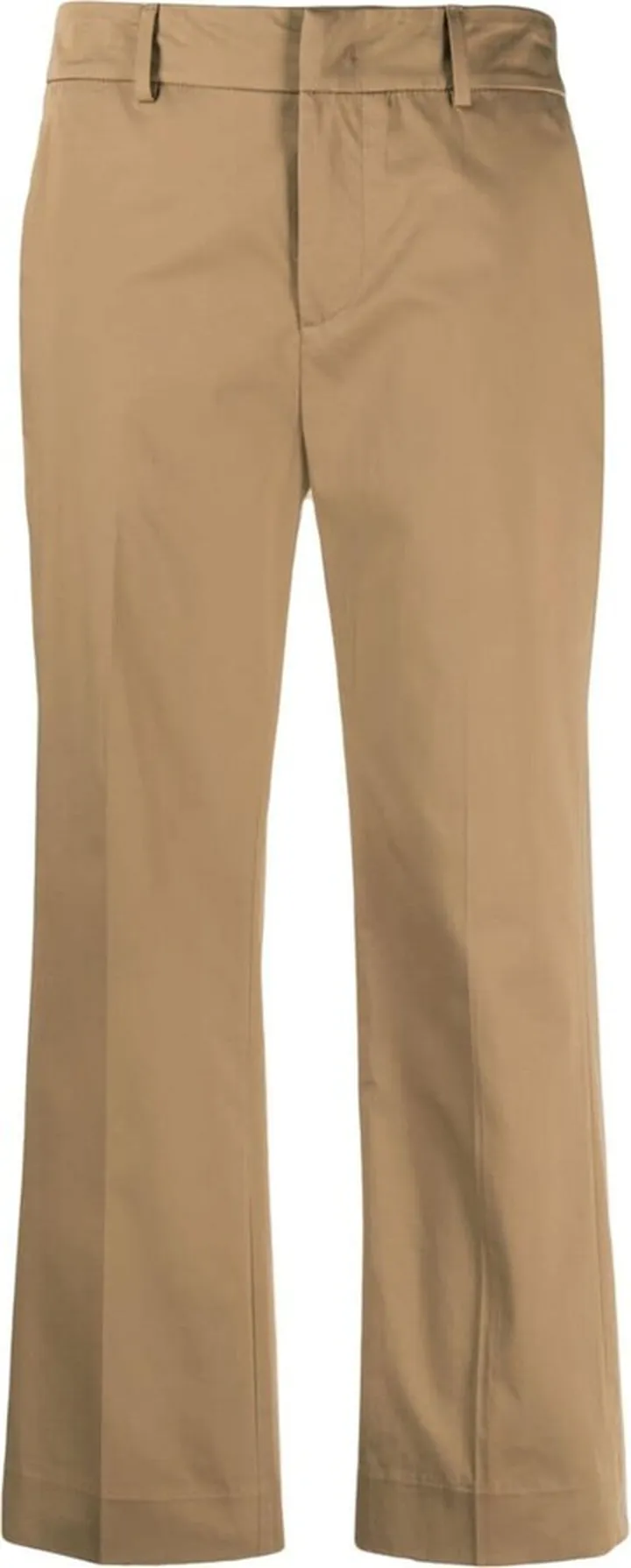 Cropped Cotton Trousers