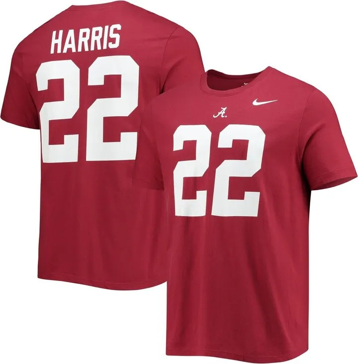 Men's Nike Najee Harris Crimson Alabama Crimson Tide Alumni Name and Number Team T-shirt