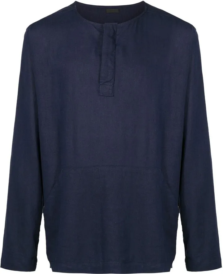 round-neck long-sleeve T-shirt