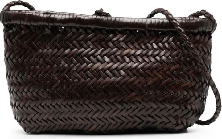 small Grace leather basket bag