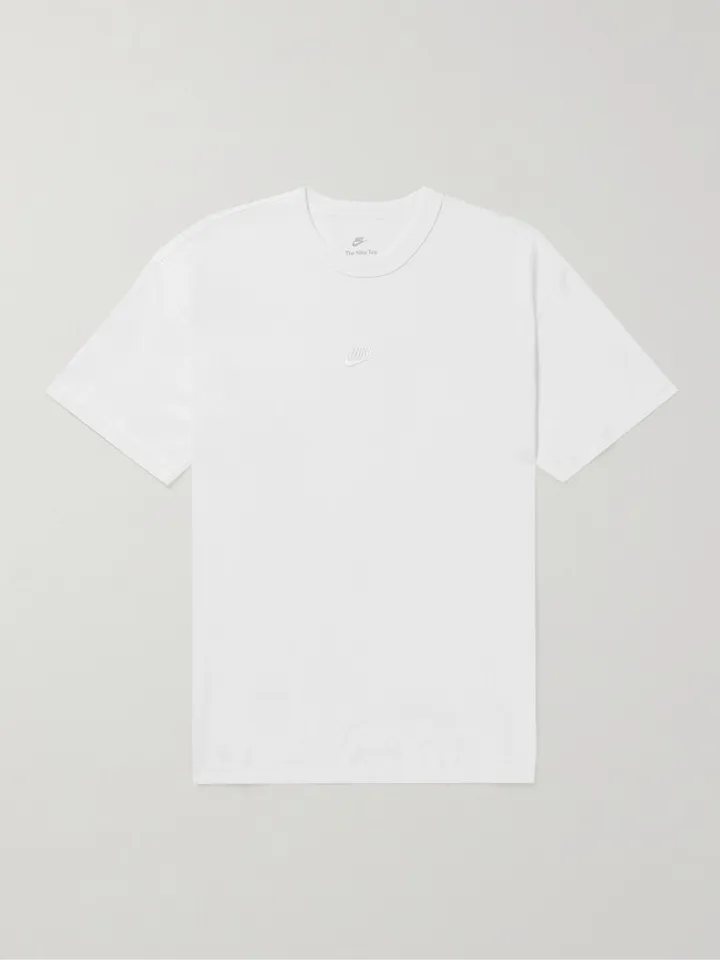 Logo-Embroidered Cotton-Jersey T-Shirt