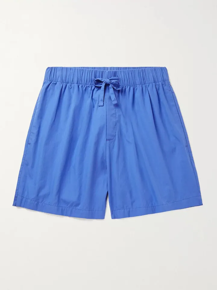 Organic Cotton-Poplin Pyjama Shorts