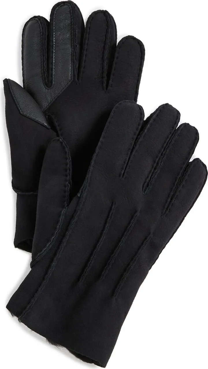 UGG Contrast Sheepskin Gloves