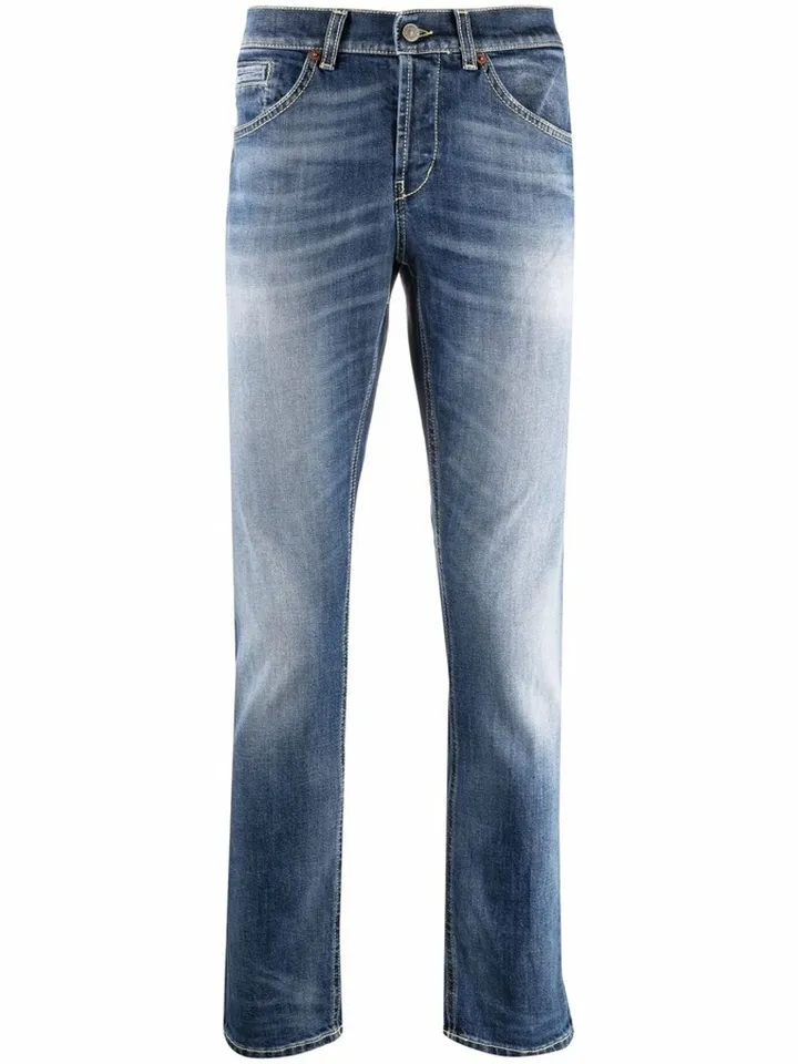 Low-Rise Straight-Leg Jeans