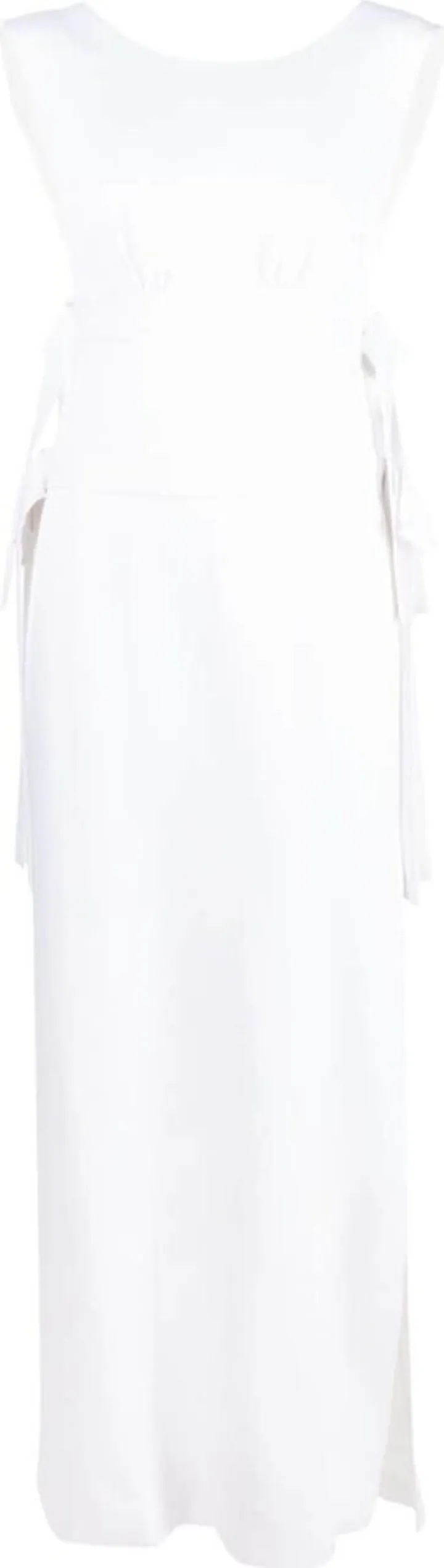 Bow-Detail Cut-Out Maxi Dress