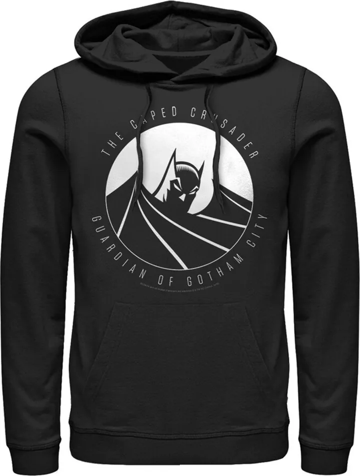 Men's Batman Guardian of Gotham Pull Over Hoodie - Black - Medium