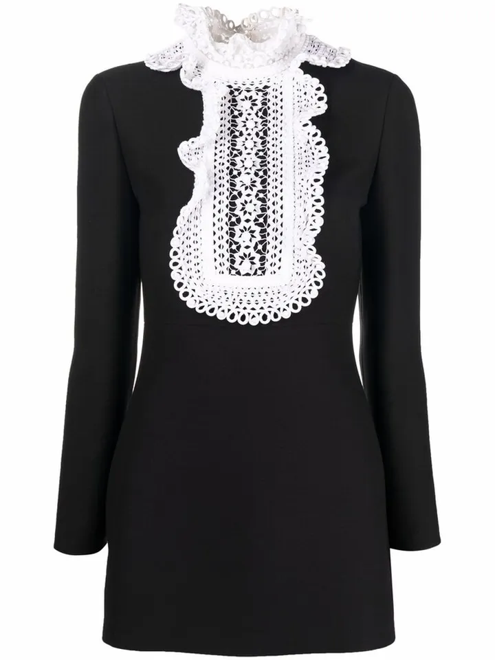 Frill Collar Minidress