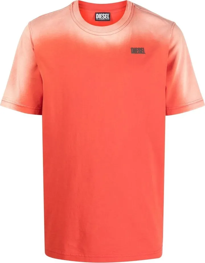 faded-effect short-sleeve T-shirt