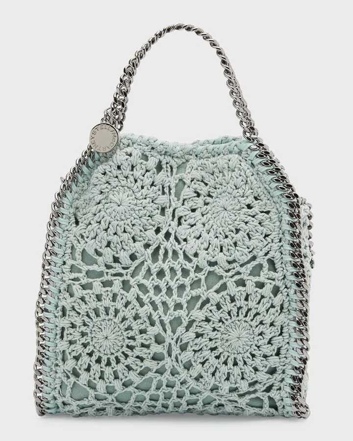 Tiny Crochet Cotton Tote Bag
