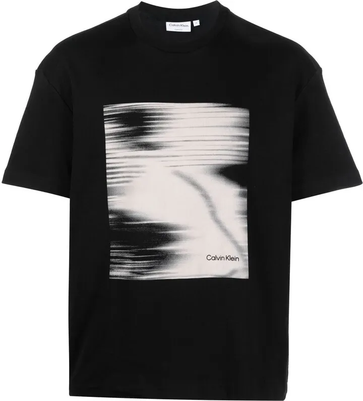 logo-print cotton T-shirt