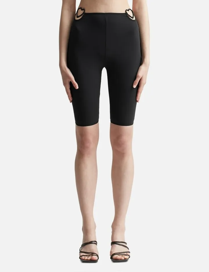 Heart Detail Bike Shorts