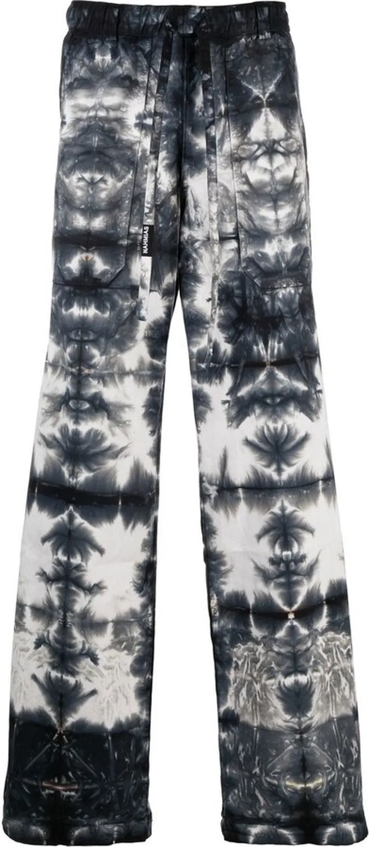 Tie-Dye Wide-Leg Trousers