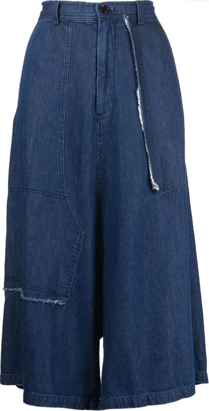 Cropped Wide-Leg Jeans