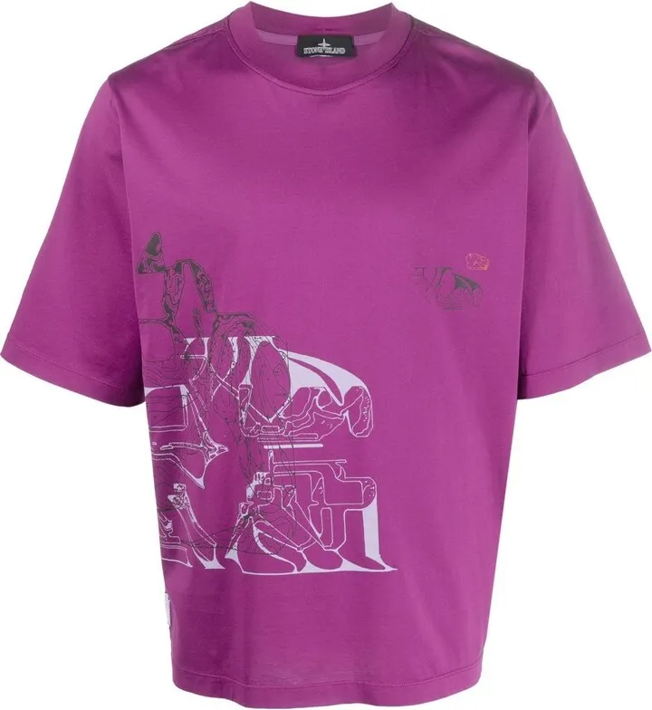 graphic-print short-sleeve T-shirt