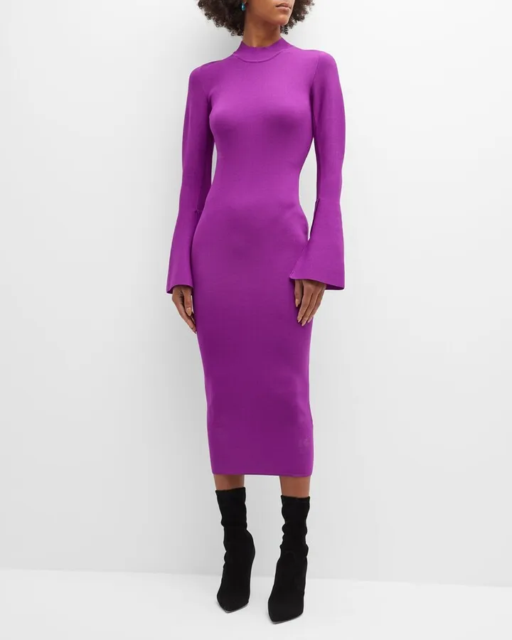 Cuivre Knitted Midi Dress