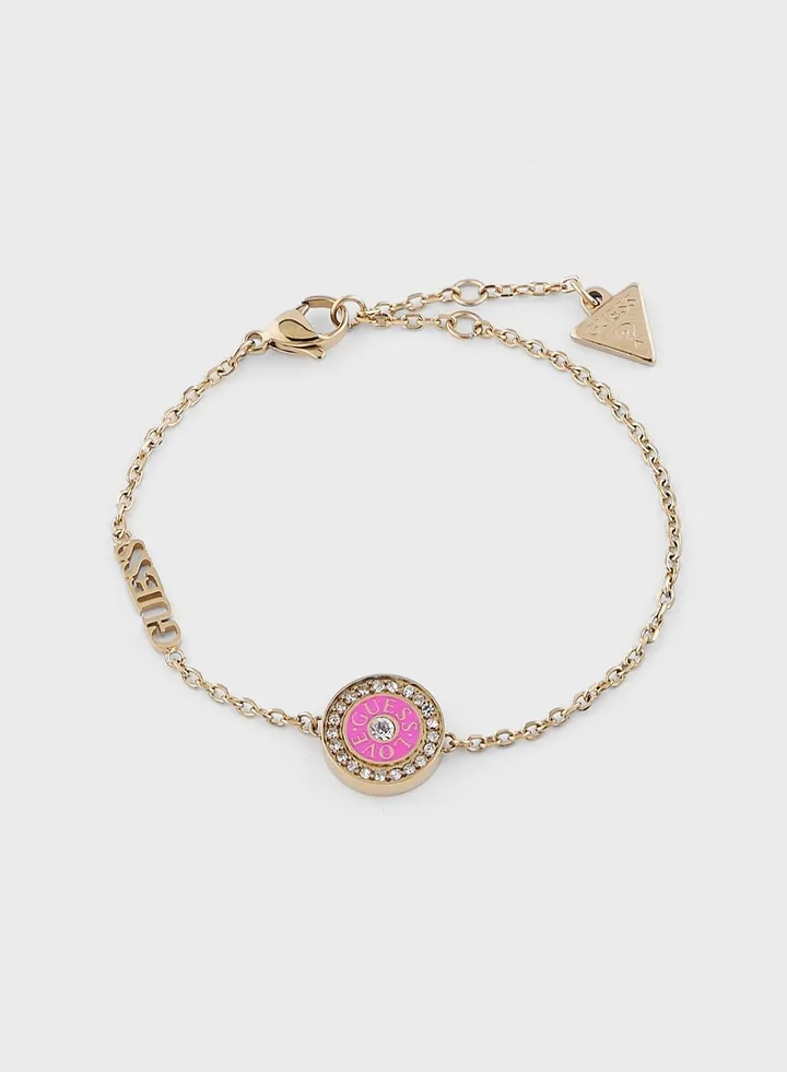 Round Detailed Chain Bracelet