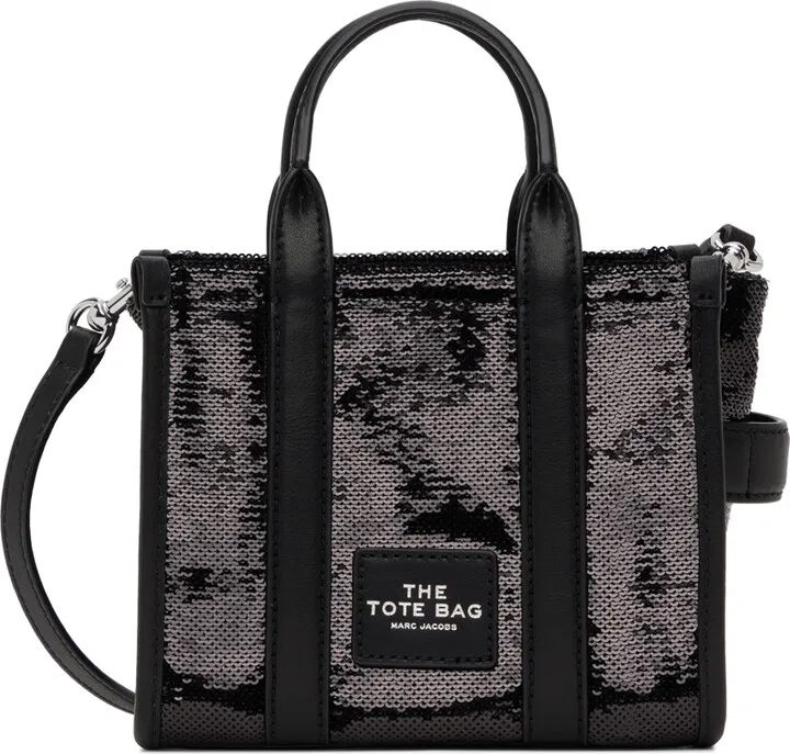Marc Jacobs Black 'The Sequin' Micro Tote