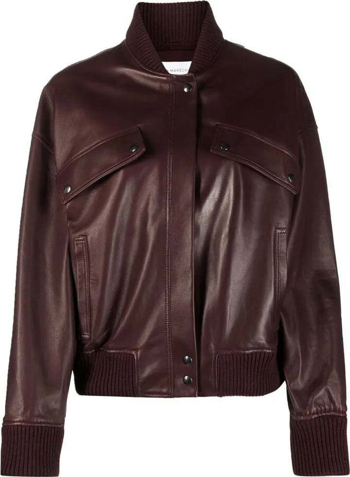 Leather Bomber Jacket