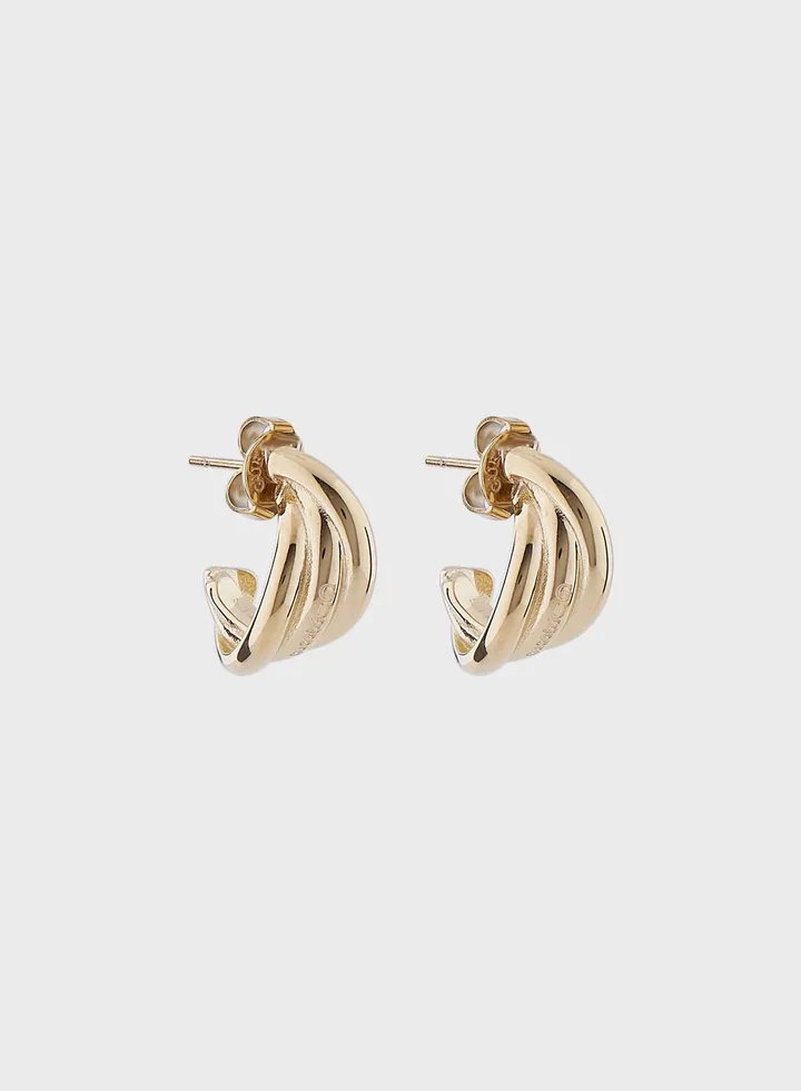 Metal Cuff Earring Set