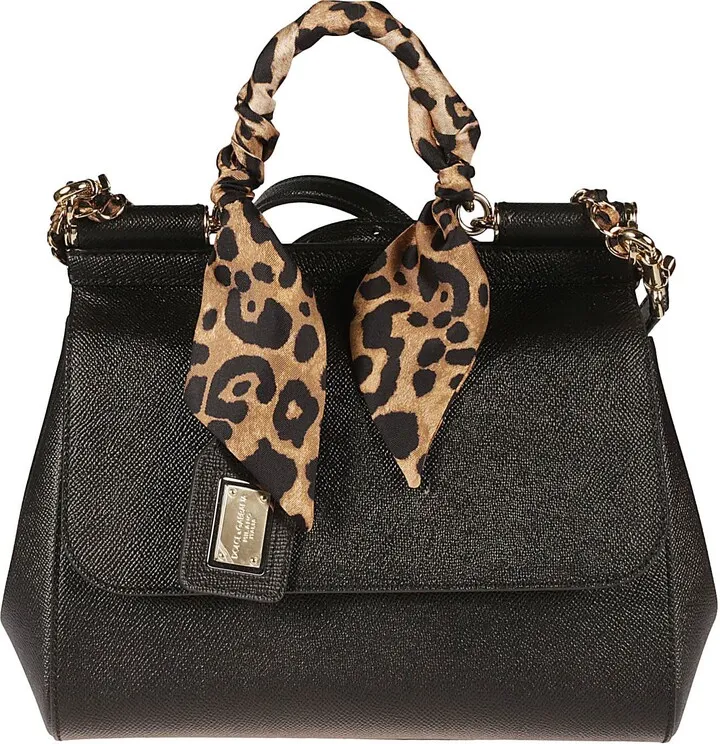 Animalier Scarf Applique Sicily Tote