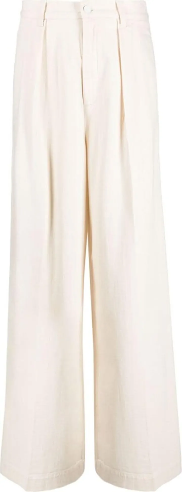 Enea pleated wide-leg jeans