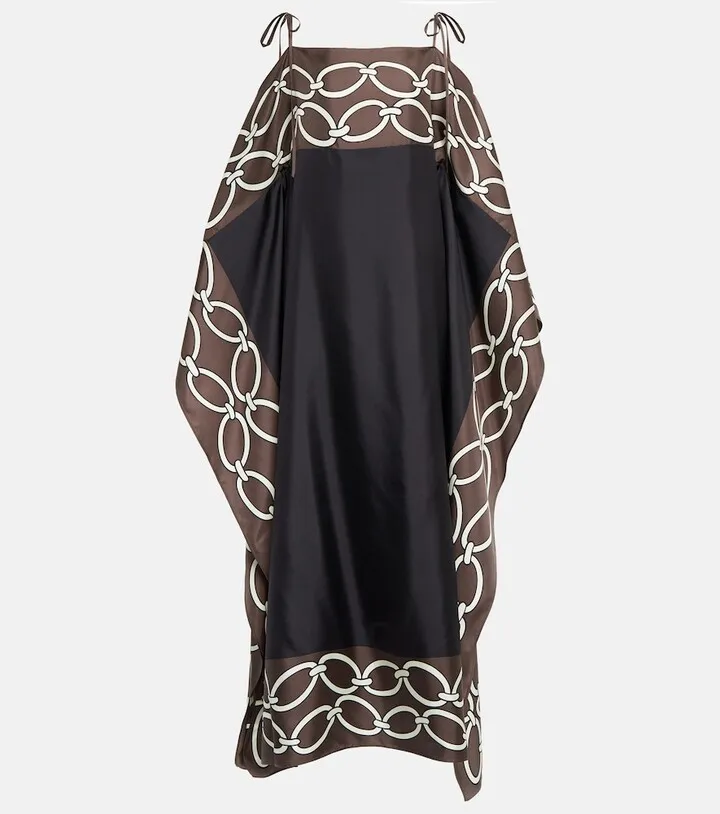Chain 1967 silk kaftan