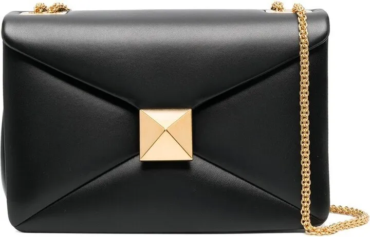 VALENTINO GARAVANI- One Stud Leather Crossbody Bag