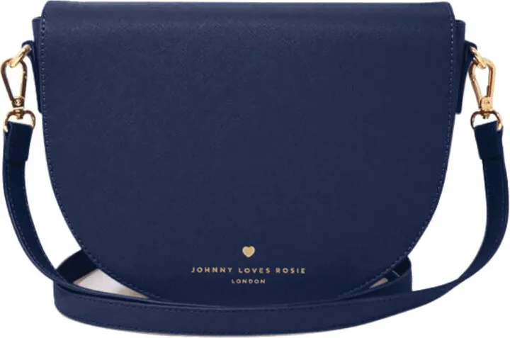 Johnny Loves Rosie - Navy Sadie Saddle Bag
