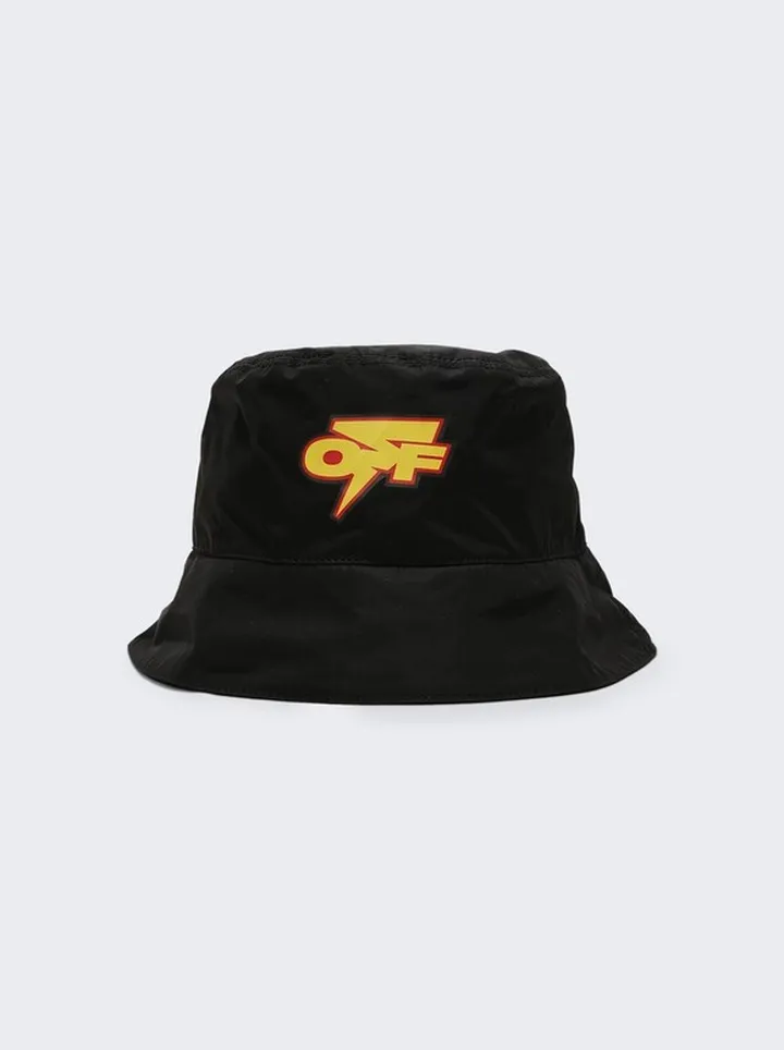 Thunder Bucket Hat Black And Yellow
