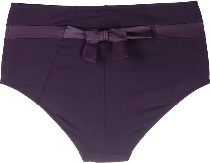 Satin Bow High-Waist Bottoms