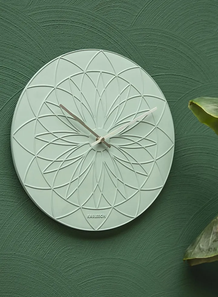 Jade Green Wall Clock
