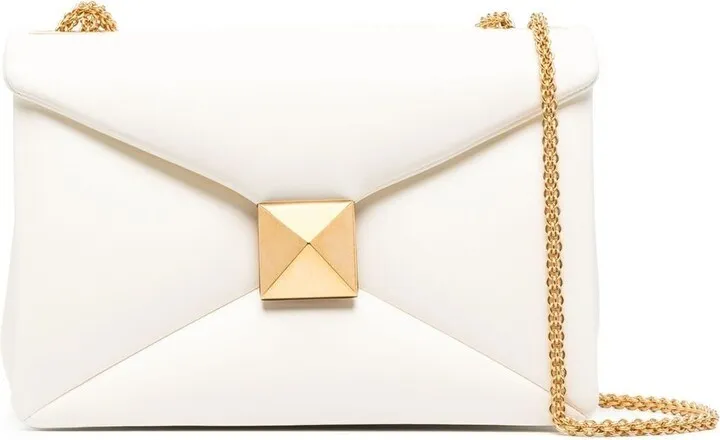 Rockstud-detail shoulder bag