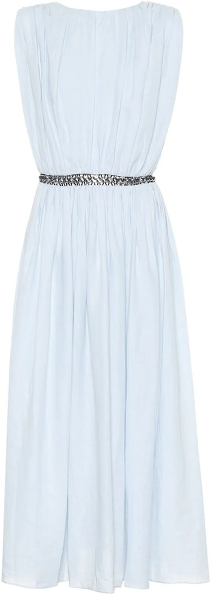 Cristina linen midi dress