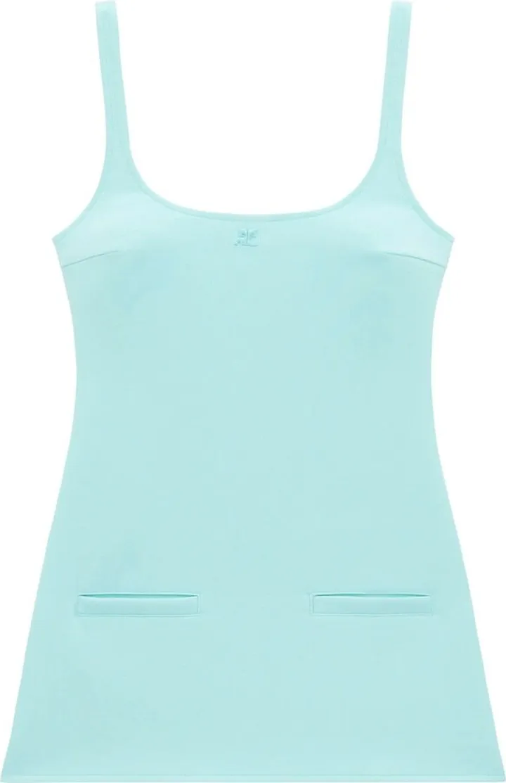 Welt-Pockets Mini Dress