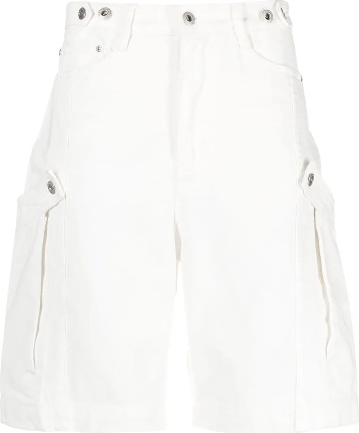 Knee-Length Denim Shorts