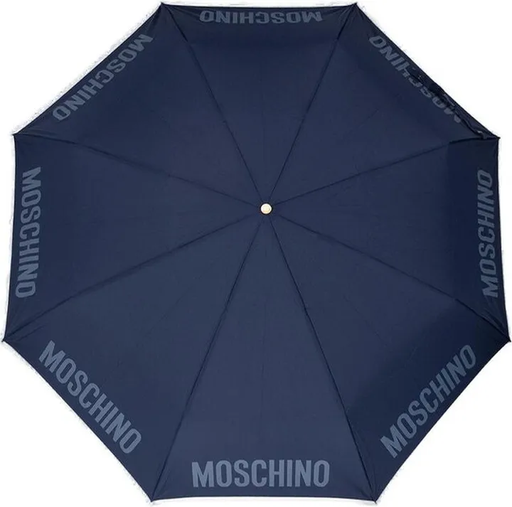 Moschino Logo Printed Folded Umbrella