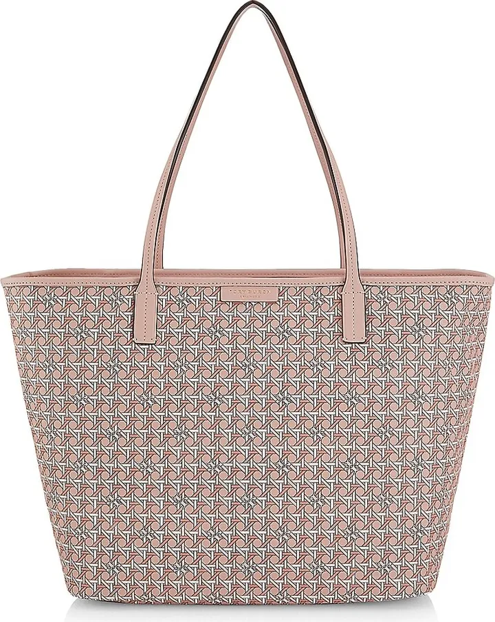 Ever-Ready Basketweave Print Tote Bag