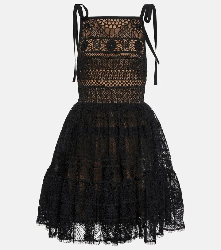 Lace minidress