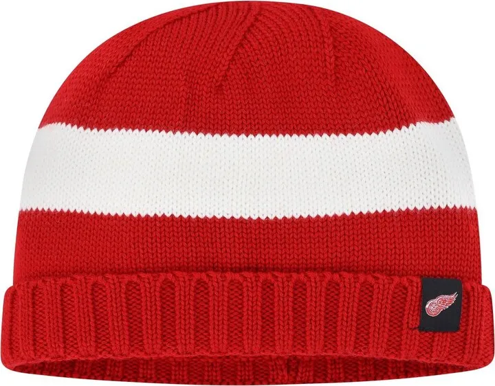 Men's adidas Red Detroit Red Wings Fisherman Beanie