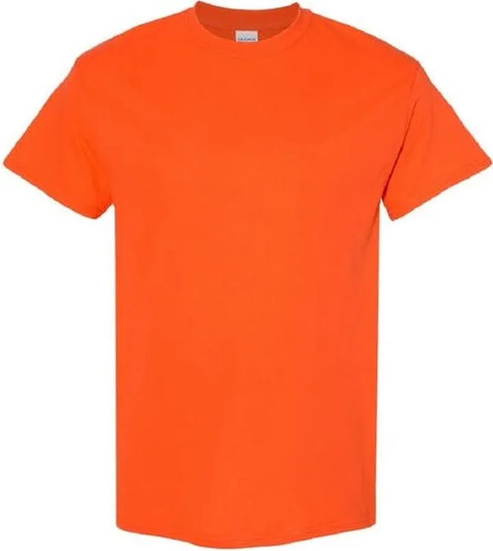 Gildan Mens Heavy Cotton Short Sleeve T-Shirt - Orange