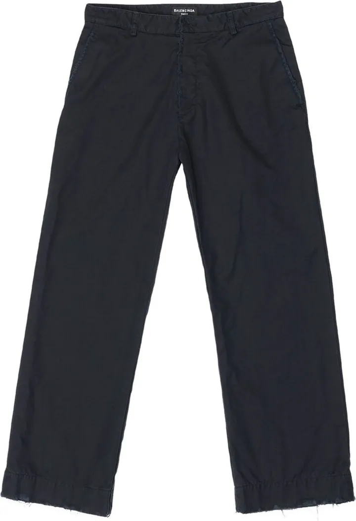 Cropped Cotton Trousers
